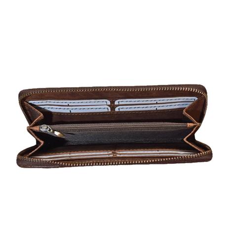 STS Ranchwear Brown Leather Baroness Bifold Wallet